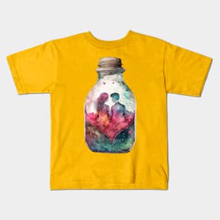 Bottle Couple Kids T-Shirt